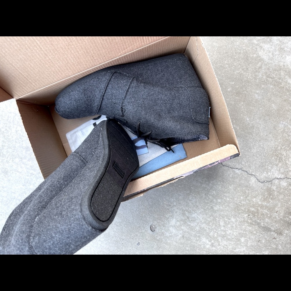 TOMS Wedge Booties